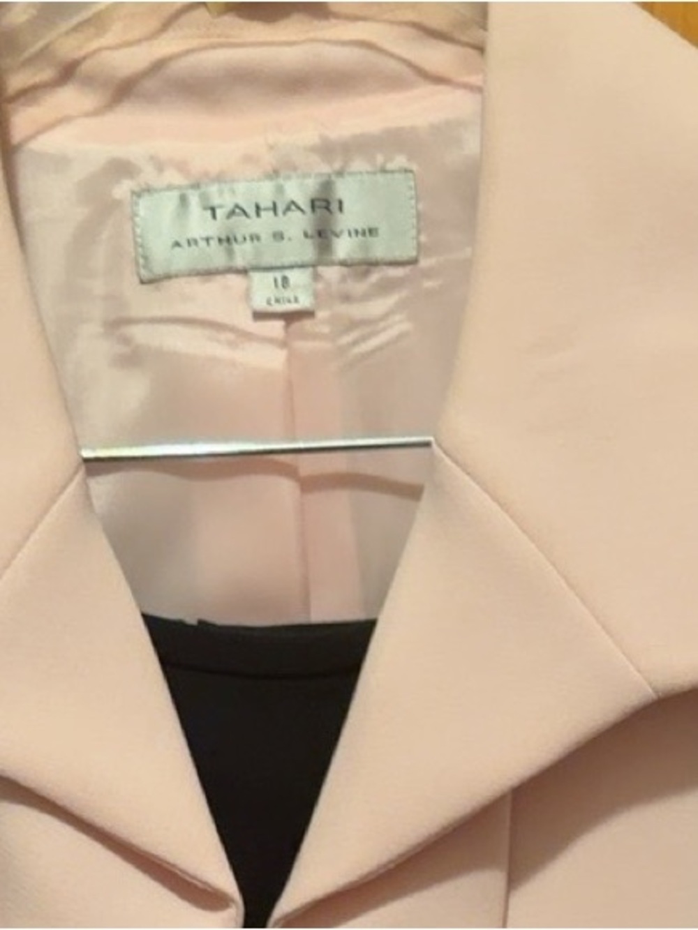 Tahari Pale Pink Women's Notch Lapel Blazer